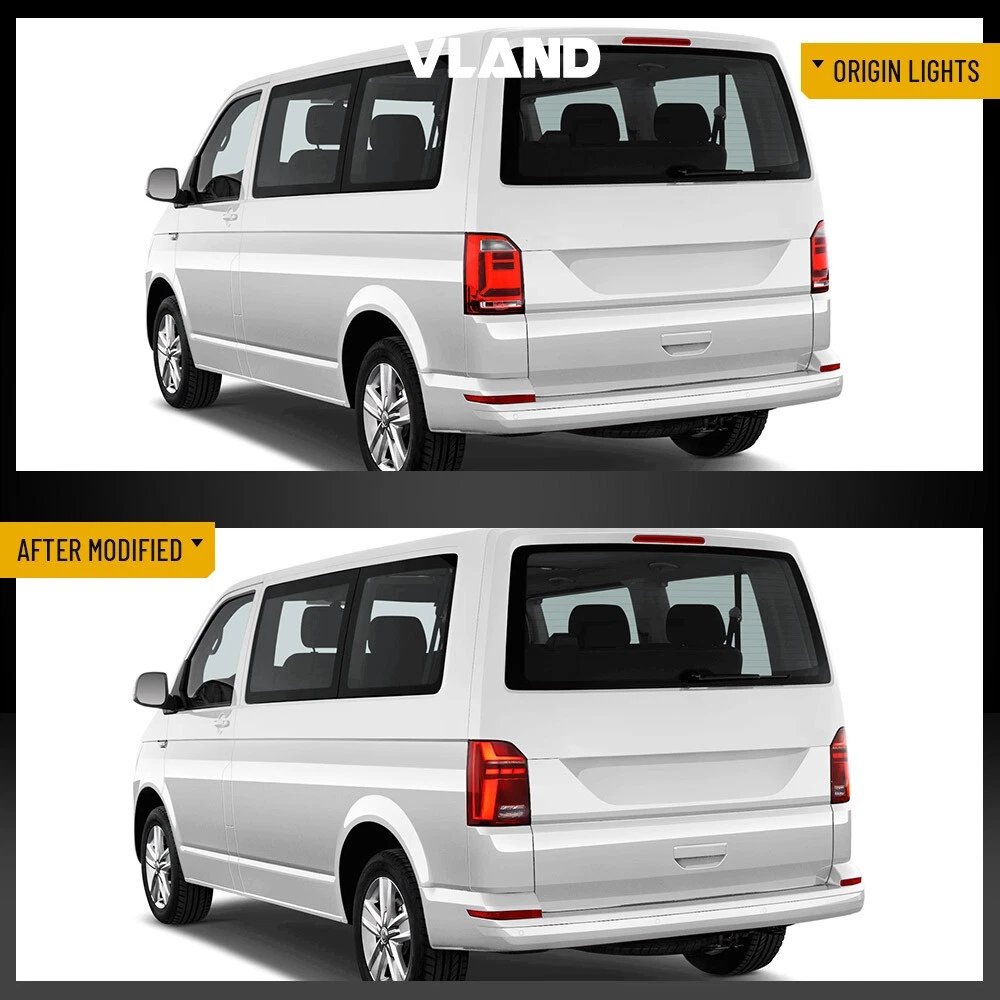 VLAND LED Tail Light For 2016-2019 VW Transporter Multivan Caravelle T6 - Image 9