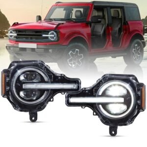 20-24 Ford Bronco Vland Full LED Projector Headlights Assembly