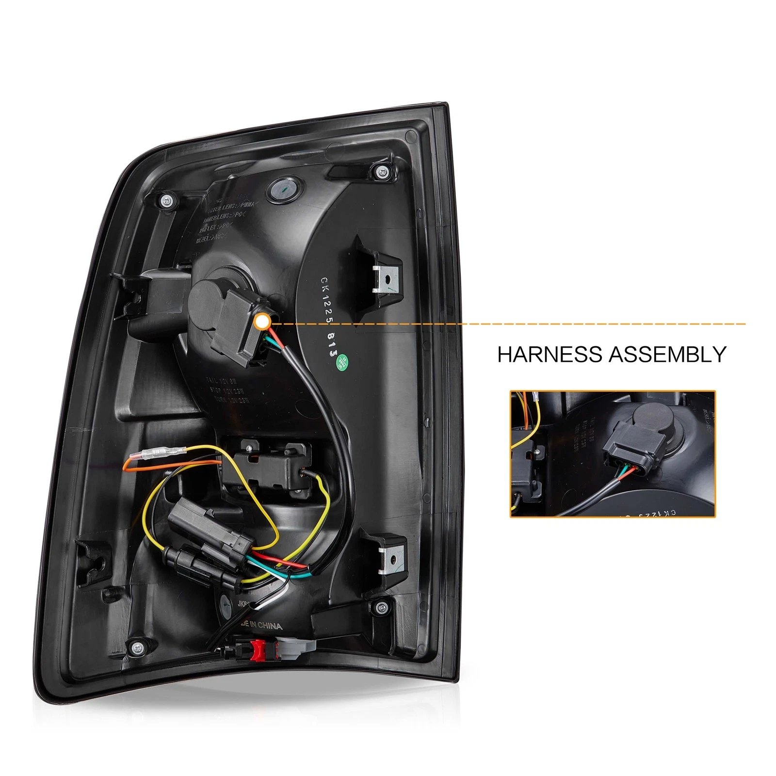 09-18 Dodge Ram 1500/2500/3500 Vland Upgrade LED Tail Lights With Amber Turn Signal - Image 9