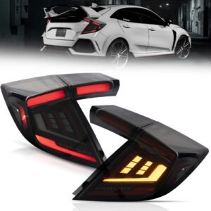 Tail Lights for Honda Civic Sedan 2016-2021 Rear Lamps Assembly Smoked