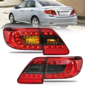 VLAND Taillights LED For Toyota Corolla 2011-13 Rear Lamps Assembly Lamp