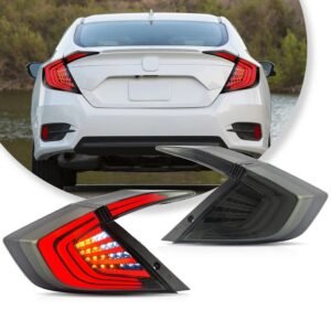 VLAND LED Tail Lights For Honda Civic Sedan 2016-2021 w/Startup Animation